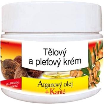 BIONE COSMETICS Bio Arganový olej a karité Tělový a pleťový krém 260 ml (8595061608361)