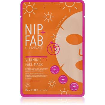 NIP+FAB Vitamin C Fix plátýnková maska na obličej 25 ml