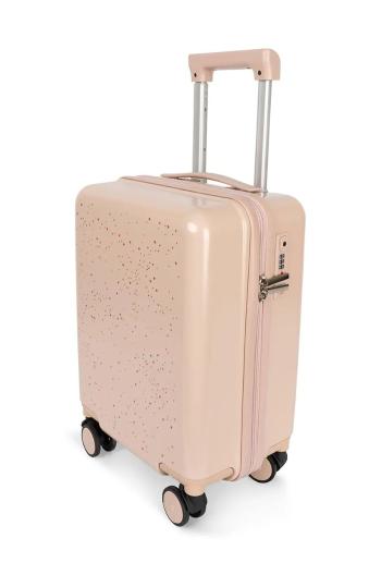 Dětský kufr Konges Sløjd TRAVEL SUITCASE růžová barva, KS102128