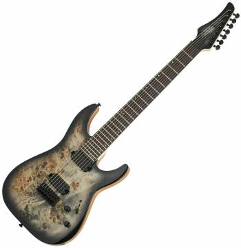 Schecter C-7 Pro Charcoal Burst Elektrická kytara