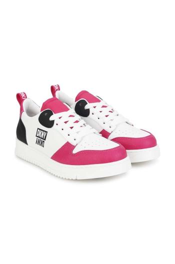 Dětské sneakers boty Dkny růžová barva