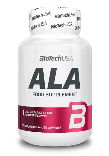 ALA Alpha Lipoic Acid - Biotech USA 50 kaps.