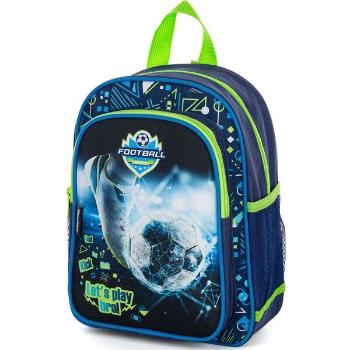 Oxybag KID BACKPACK FOOTBALL Předškolní batoh, modrá, velikost