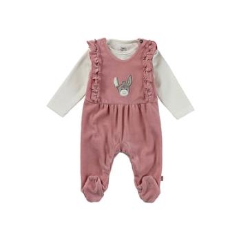 Sterntaler Emmi Girl romper set matný růžový