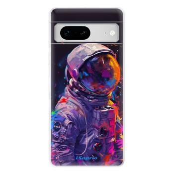 Odolné silikonové pouzdro iSaprio - Neon Astronaut - Google Pixel 7 5G