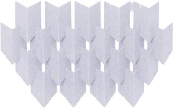 Mega Acoustic DART-PET 12 Pieces Light Gray Absorpční penový panel