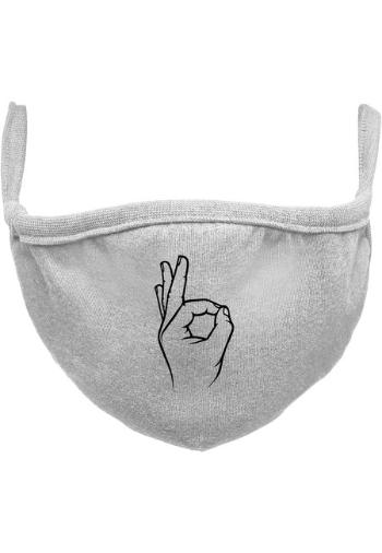 Mr. Tee Easy Face Mask heather grey - UNI