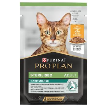 24x85g PURINA PRO PLAN Sterilised csirke nedves macskatáp