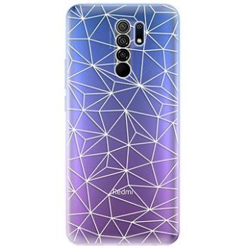 iSaprio Abstract Triangles 03 - white pro Xiaomi Redmi 9 (trian03w-TPU3-Rmi9)