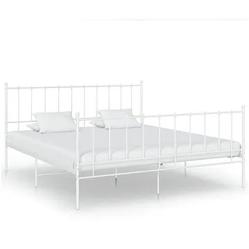 Shumee bílý kov 200×200 cm, 324965 (324965)