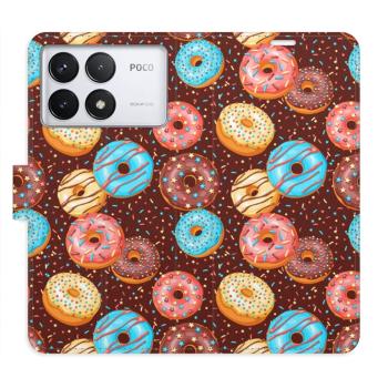 Flipové pouzdro iSaprio - Donuts Pattern - Poco F6 Pro