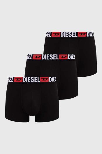 Boxerky Diesel UMBX-DAMIEN-THREE PACK BOXERS 3-pack pánské, černá barva, 00ST3V.0DDAI