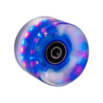 Svítící kolečko na penny board 60*45 mm vč. ložisek ABEC 7  modrá