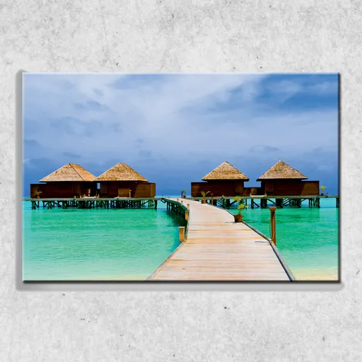 Foto na plátně Molo k moři 90x60 cm