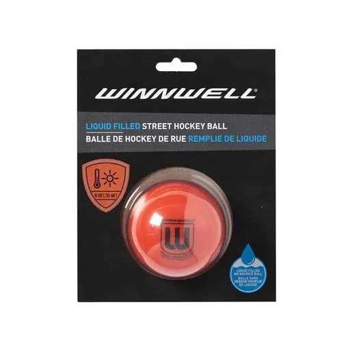 WINNWELL BALÓNEK (CARDED) Hokejbalový míček, oranžová, velikost