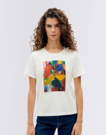 Tričko Thinking MU Colors Feuz Ida T-Shirt SNOW WHITE