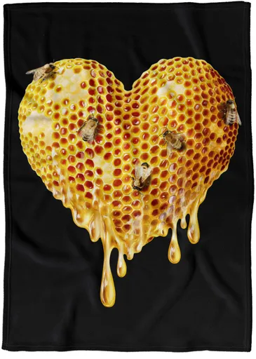 Deka Srdce z plástve (Podšití beránkem: NE)