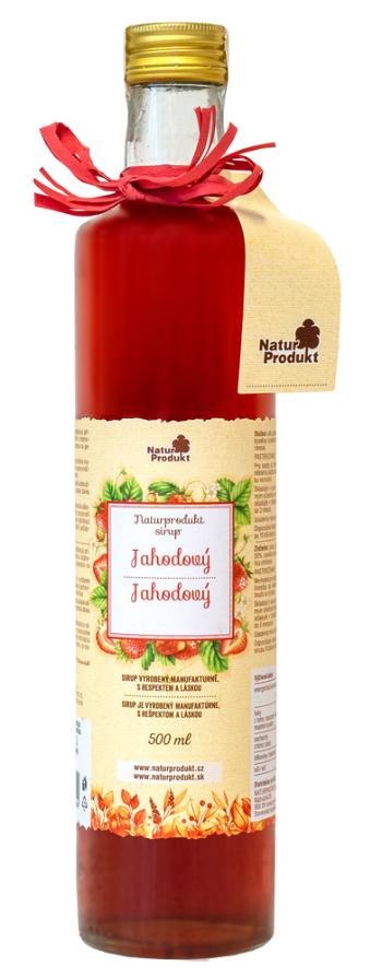 Naturprodukt sirup Jahodový 500 ml