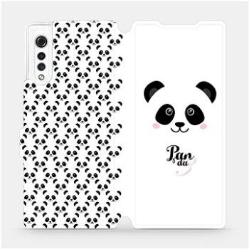 Flipové pouzdro na mobil LG Velvet - M030P Panda Amálka (5903516301676)