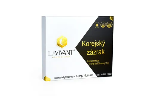 LAVIVANT Korejský zázrak - ženšen a byliny - extrakt 30 x 10 g