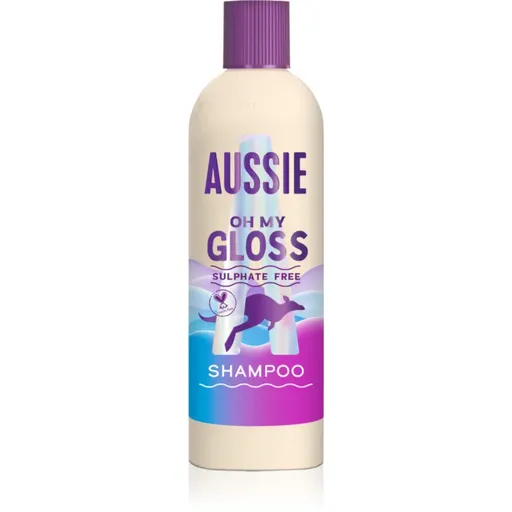 Aussie Oh My Gloss Shampoo šampon pro lesk a hebkost vlasů 300 ml