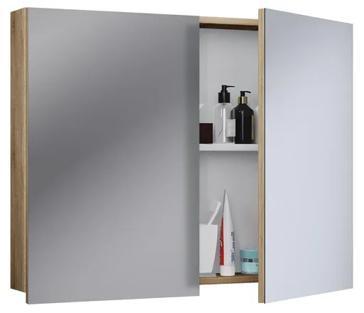 VCM Zrcadlová skříňka 80cm VCB 1, dub sonoma