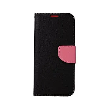 TopQ Samsung A22 knížkové černo-růžové 61305 (Sun-61305)