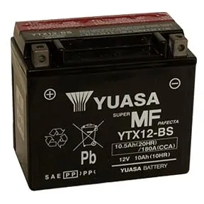 YUASA YTX12-BS, 12V,  10Ah (YTX12-BS)