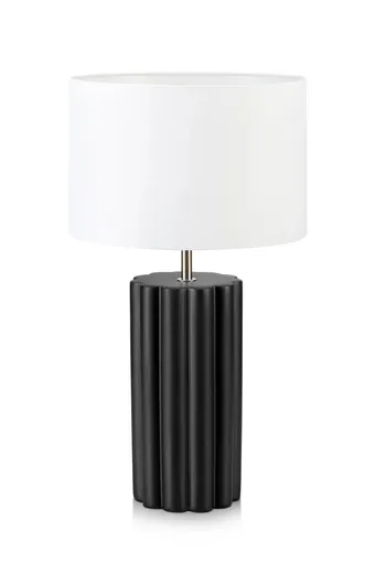 Markslöjd stolní lampa Column černá/bílá