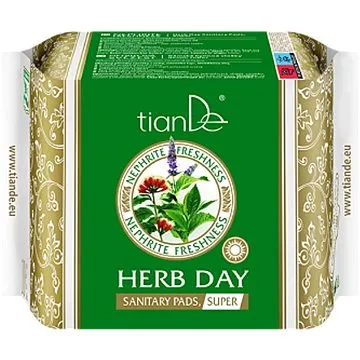 TIANDE dámské bylinné vložky nefritová svěžest denní super 10 ks (6921336330767)