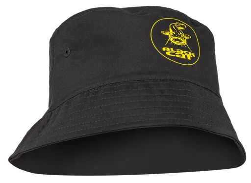 Black cat klobouk bucket hat