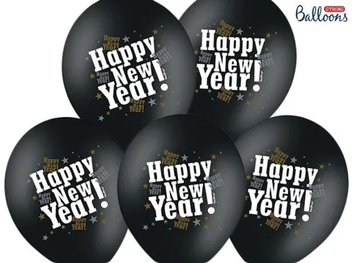 Happy New Year - balónky 30 cm / KUS - Silvestr - PartyDeco
