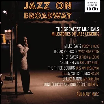 Miles Davis; Oscar Peterson; Chet Baker; etc.: Jazz on Broadway (10x CD) - CD (600542)
