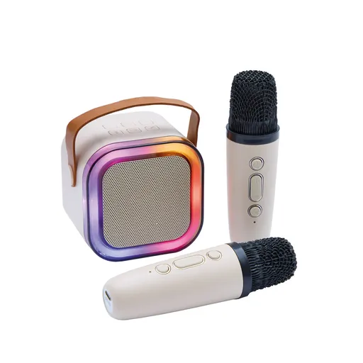 Karaoke reproduktor s Bluetooth a 2 mikrofony