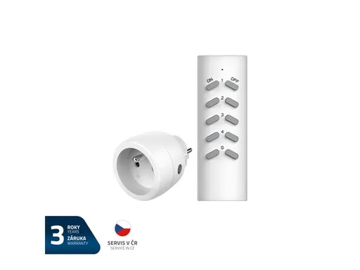 Zásuvka bezdrátová GETI RCS112 1+1