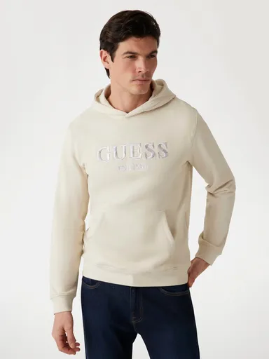 Guess pánská krémová mikina M5GQ36KCN01 M