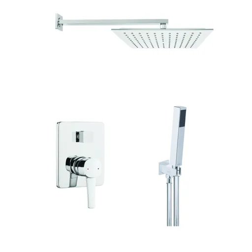 INVENA Podomítkový set GLAMOUR chrom TREND BS-02-0K1-V