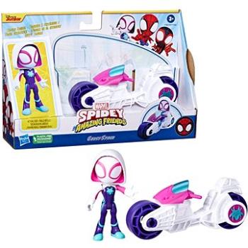 Spider-Man and His Amazing Friends Spider-Gwen Motorka a figurka 10 cm (5010994181604)