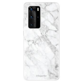 Odolné silikonové pouzdro iSaprio - SilverMarble 14 - Huawei P40 Pro