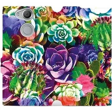 Flipové pouzdro na mobil Sony Xperia XA2 - MG08S Sukulenty a kaktusy (5903226343669)
