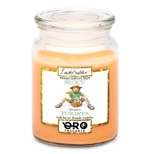 Svíčka Sexy turista (Vůně svíčky: Tropické ovoce)