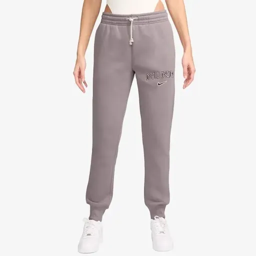 Nike Sportswear Phoenix Fleece Womens Mid-Rise Logo Sweatpants L