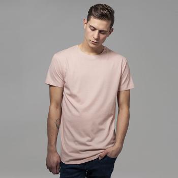 Pánské tričko Urban Classics Shaped Long Tee light rose - L