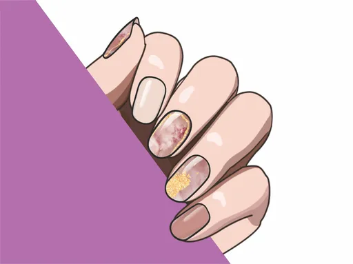 MANITIME gelové nálepky - Golden Blush