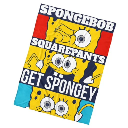Carbotex Dětská deka Sponge Bob Squarepants, 130 x 170 cm