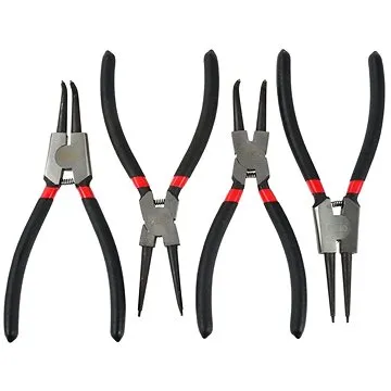 GEKO Kleště seeger sada 4ks, přímé a zahnuté, 200mm (G01662)