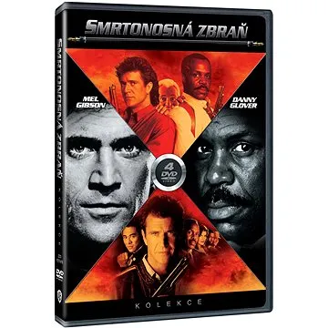 Smrtonosná zbraň 1-4 (4DVD) - DVD (W02751)