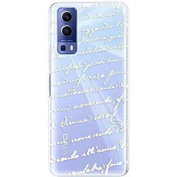 iSaprio Handwriting 01 - white pro Vivo Y52 5G (hawri01w-TPU3-vY52-5G)
