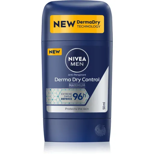 NIVEA MEN Derma Dry Control tuhý antiperspirant 50 ml
