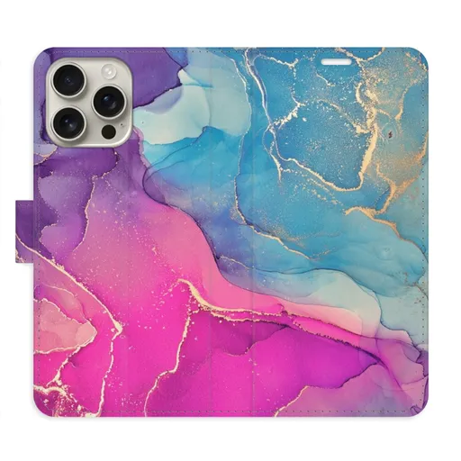 Flipové pouzdro iSaprio - Colour Marble 02 - iPhone 16 Pro Max